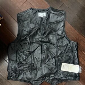 Wilsons Leather Classic Black Vest